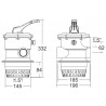 MPV01 Multiport Port Valve 1.5"  ports for V Series filters