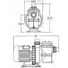 Emau SC100 domestic pump 1 HP 