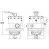 Multiport Port Valve  Bolt-type, 2"  ports for V Series filters