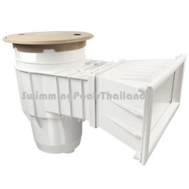 Emaux™ skimmer  EM0040- with round top