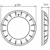 E-Lumen X white bezel