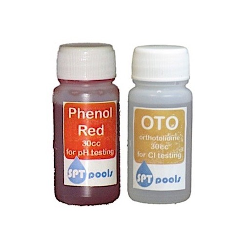 Refill for test kit.  pH 30 cl & Cl 30 cl 