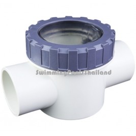 Check valve, 1.5" , transparent lid. 