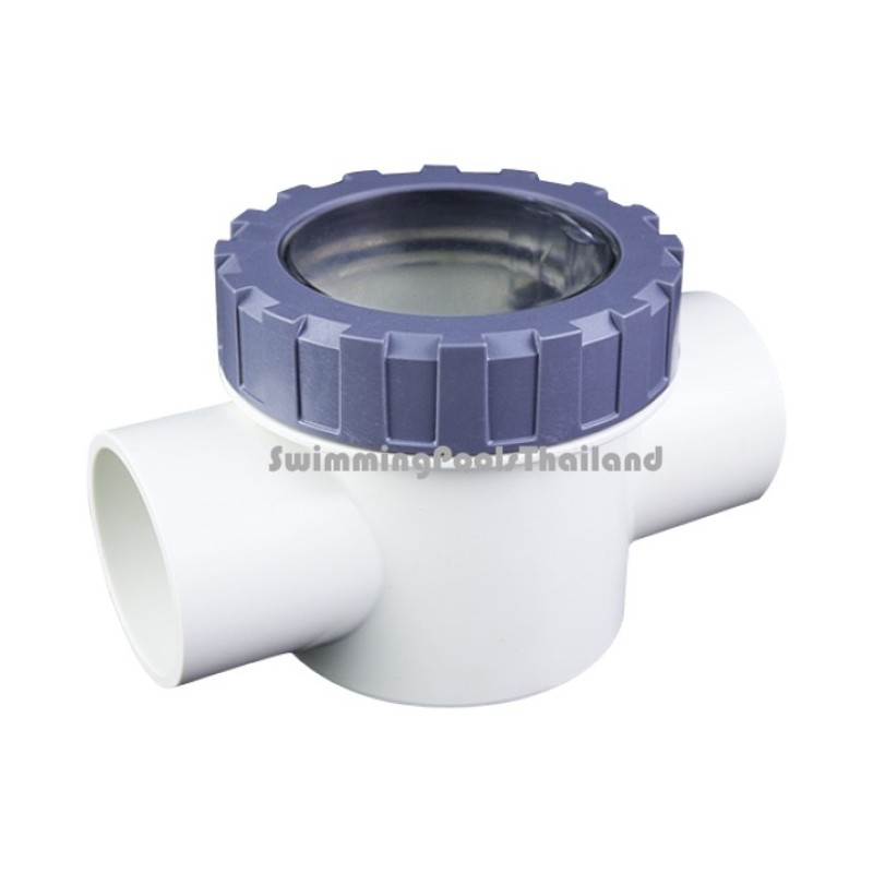 Check valve , transparent lid. 