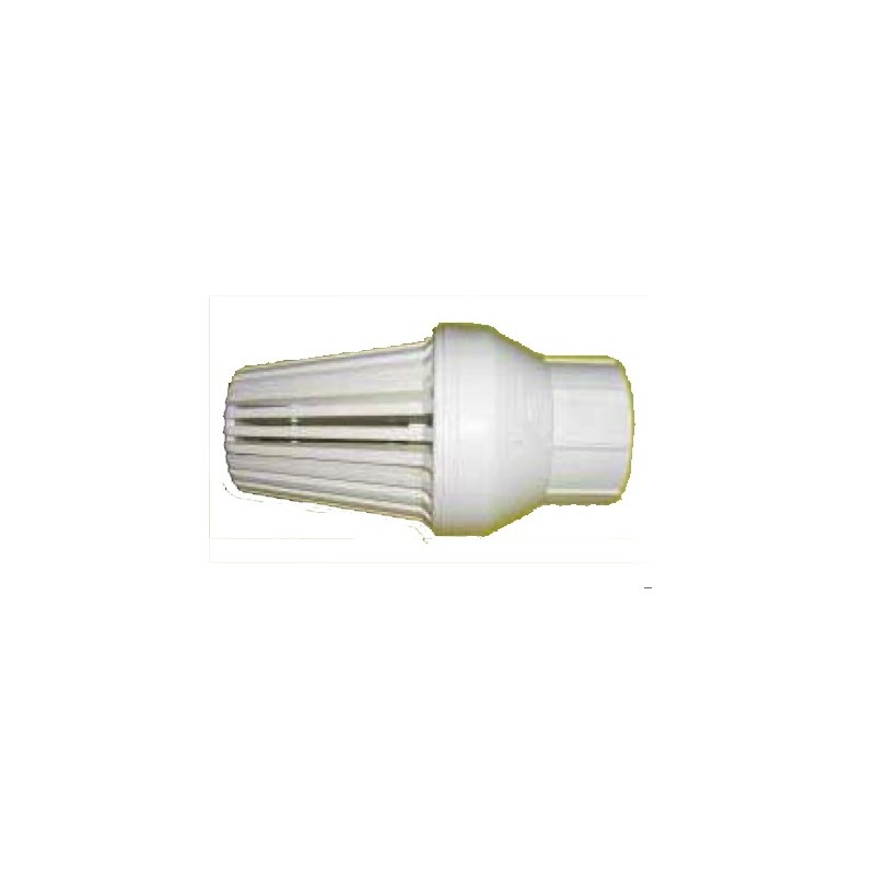 Foot valve 1.5" PVC,  threaded