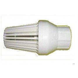 Foot valve 1.5" PVC,  threaded