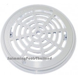 Main drain cover, round, 8" ABS