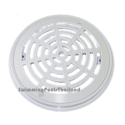 Main drain cover, round, 8" ABS